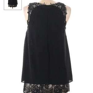Brixon Ivy Black Tank with lace
